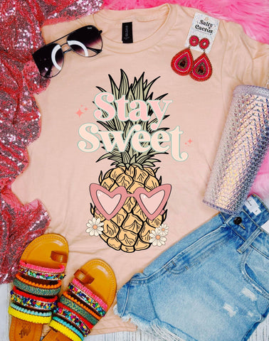 *DTF* Stay Sweet Pineapple Peach