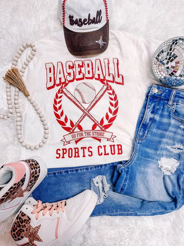 Baseball Sports Club Graphic Tee