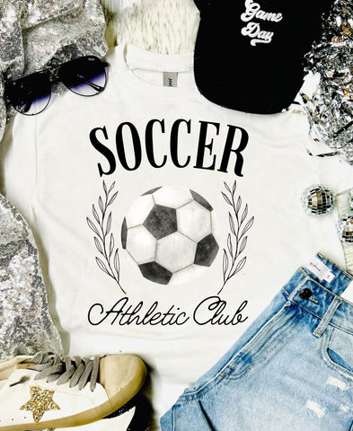 Soccer Athletic Club White Tee