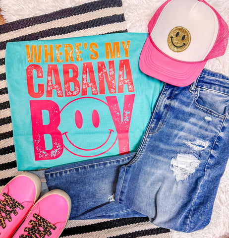 Where's my Cabana Boy Summer Graphic Tee