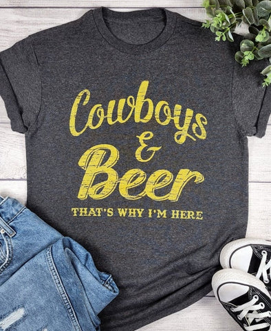 **Cowboys & Beer That's Why I'm Here