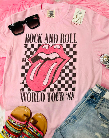 *DTG* Rock And Roll World Tour 1988 Blossom Comfort Color