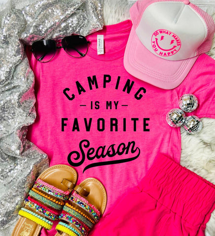 Camping is my Favorite Season Heather Charity Bella