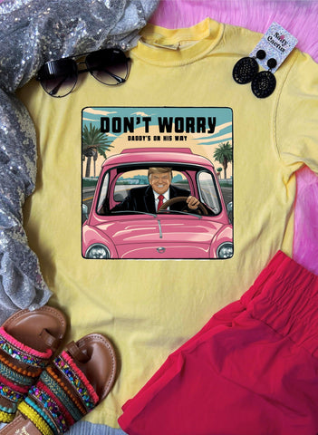 *DTF* Don't Worry T Butter Comfort Color Tee