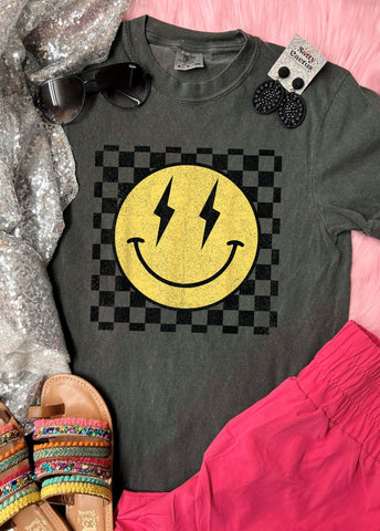 *DTF* Retro Smiley Face Pepper Comfort Color