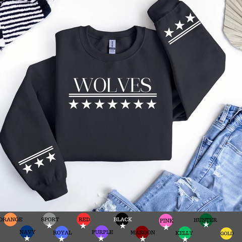 Linear Stars Custom Sweatshirt YOUTH