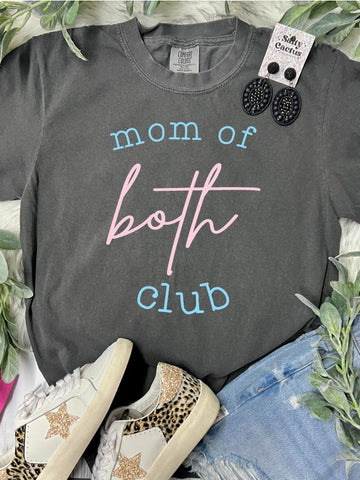 *DTF* Mom Of Both Club Pepper Comfort Color