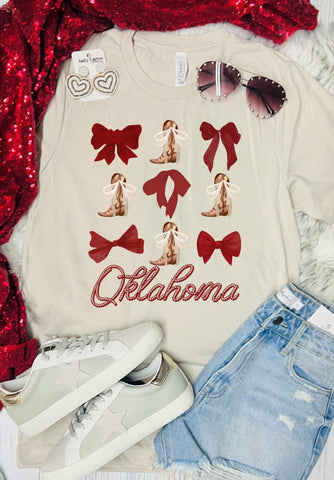 Oklahoma Boots Tan Tee