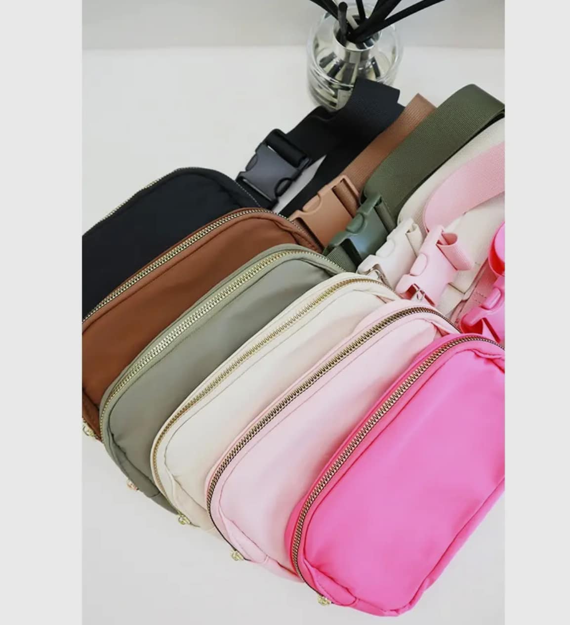 Solid Color Crossbody Fanny Pack