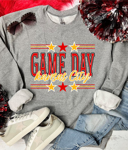 *DTF* Game Day Kansas City Oxford Sweatshirt