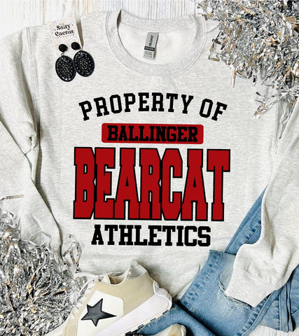 Sublimation Property of City Mascot Athletics Ash Grey Sweatshirt