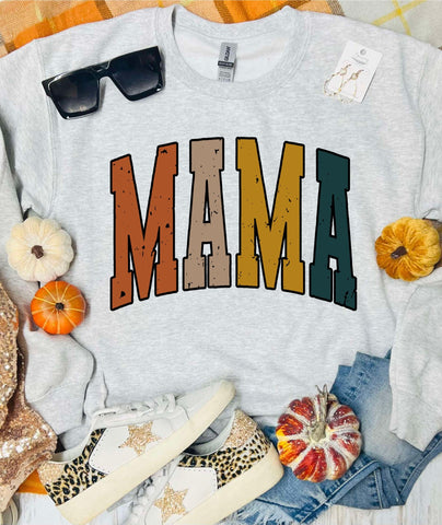 Neutral Colors Mama Ash Grey Sweatshirt