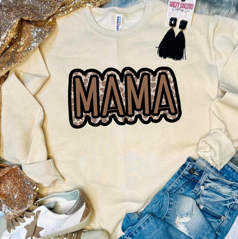 Brown Mama Design Tan Sweatshirt