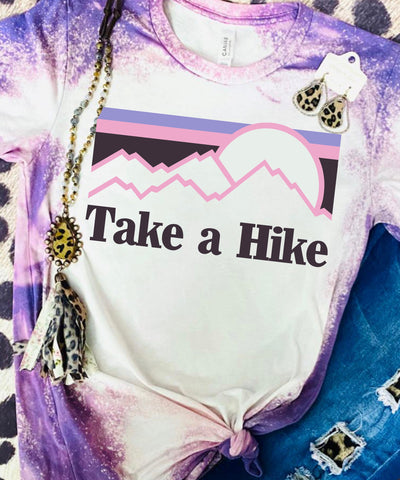 Take a Hike Bleached Purple Bella