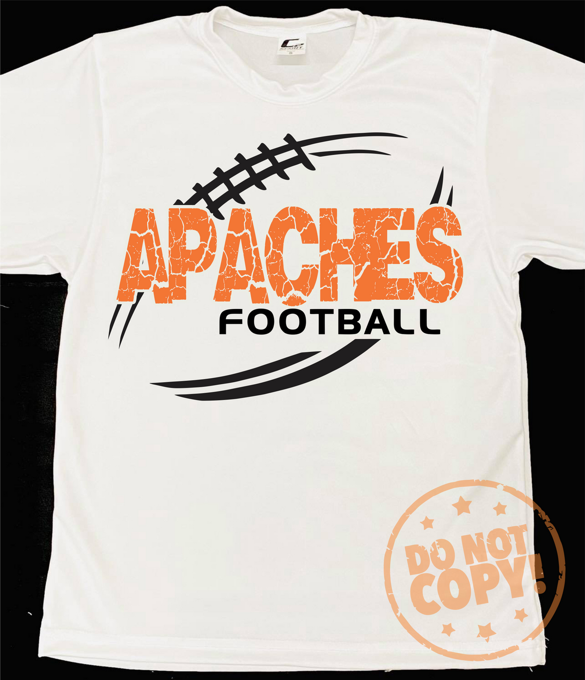 Cracked Football Mascot Grey Dri-Fit Tee