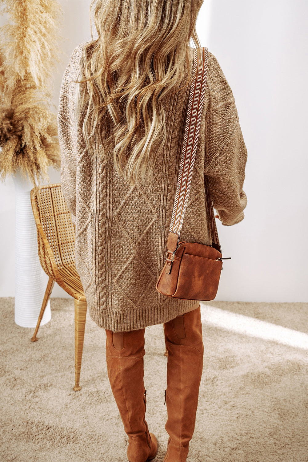 Casual Textured Sweater Dress!