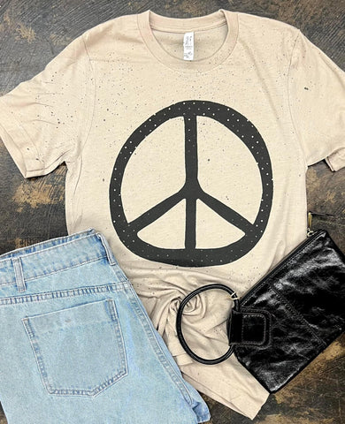 Peace Splattered Tee