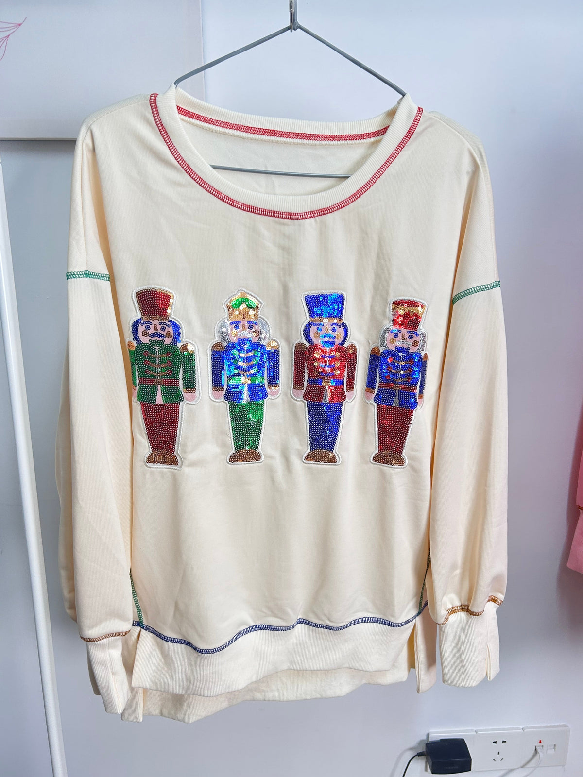 Sequin Nutcracker Sweatshirt