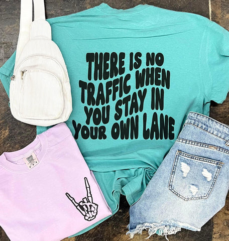 No Traffic tees