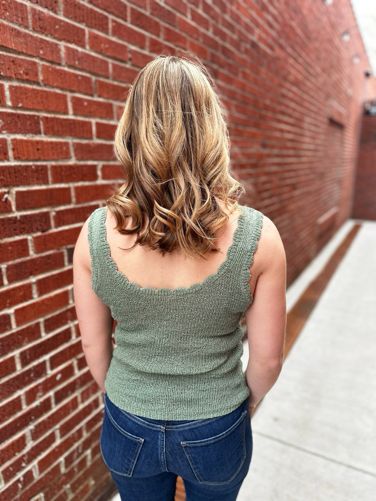 Green Sweater Tank RTS