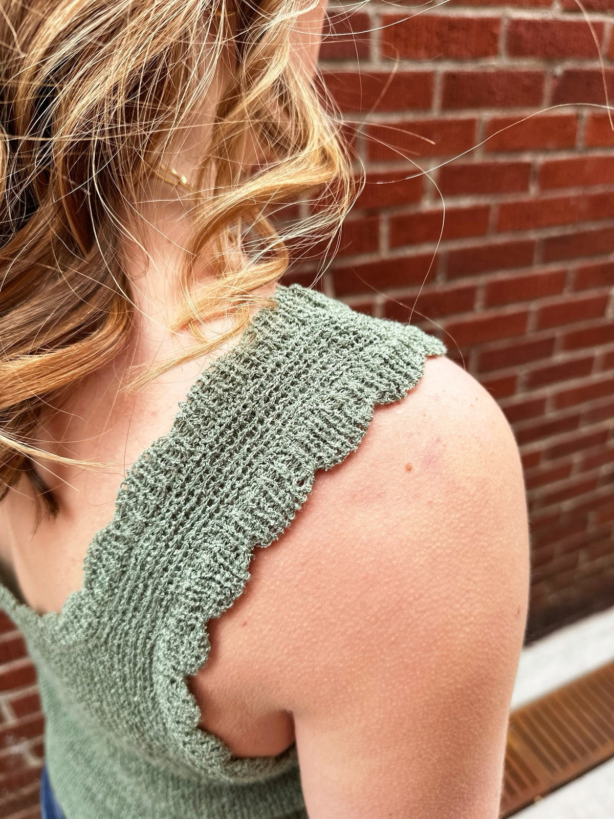 Green Sweater Tank RTS