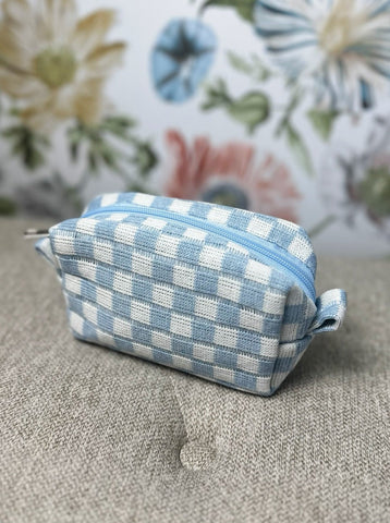 Blue Checkered Bag RTS