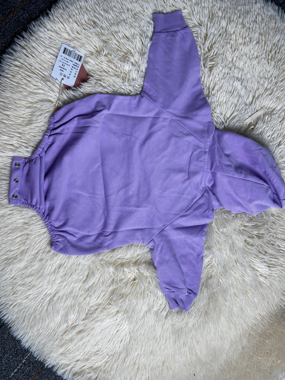 Kid's hooded jumpsuit