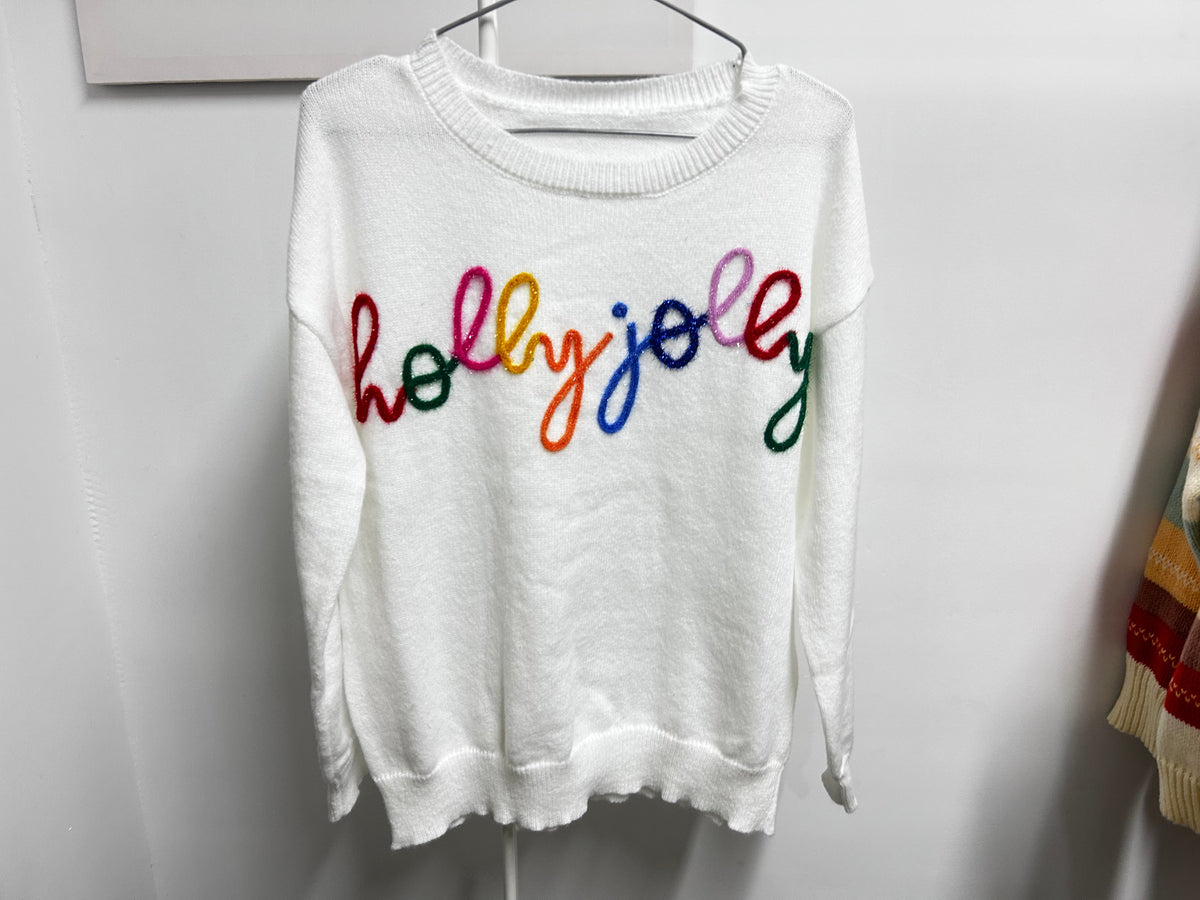 (Pre order 10.10)Holly Jolly Round Neck Sweater