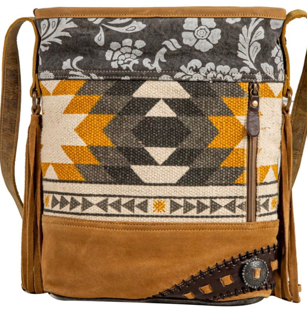 myra coyote bluff fringed concealed carry bag