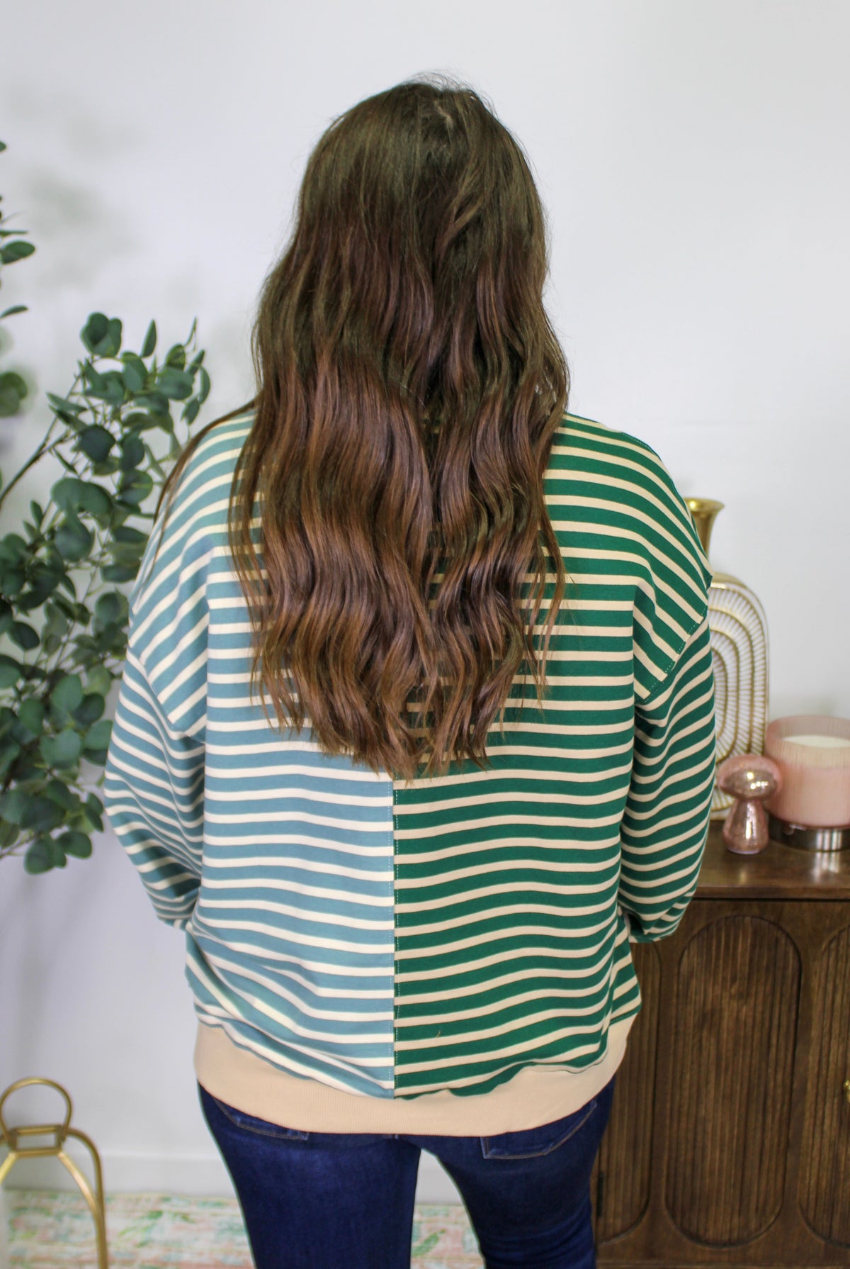 Green Striped Tee RTS