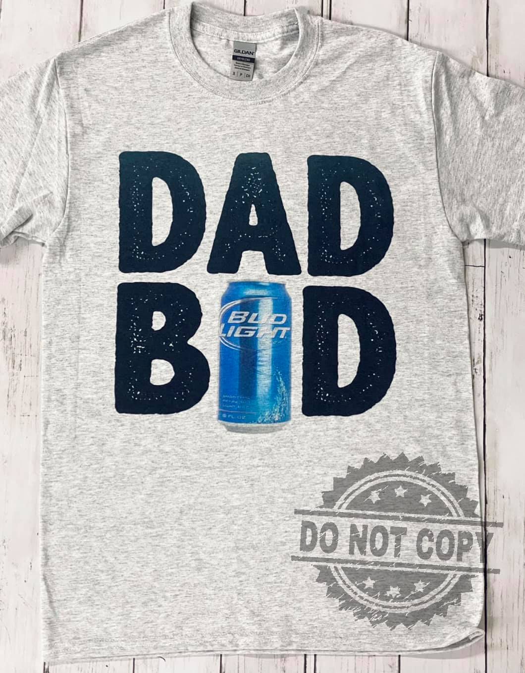 Dad Bod Beer Grey Tee