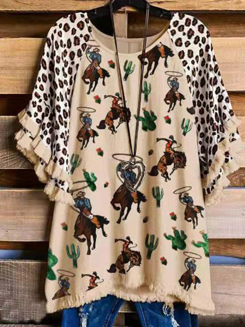 Western Print T-shirt