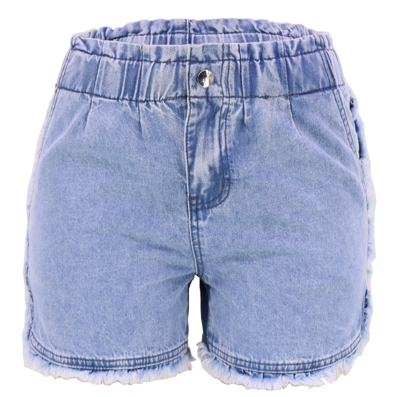 Light Color Denim Shorts