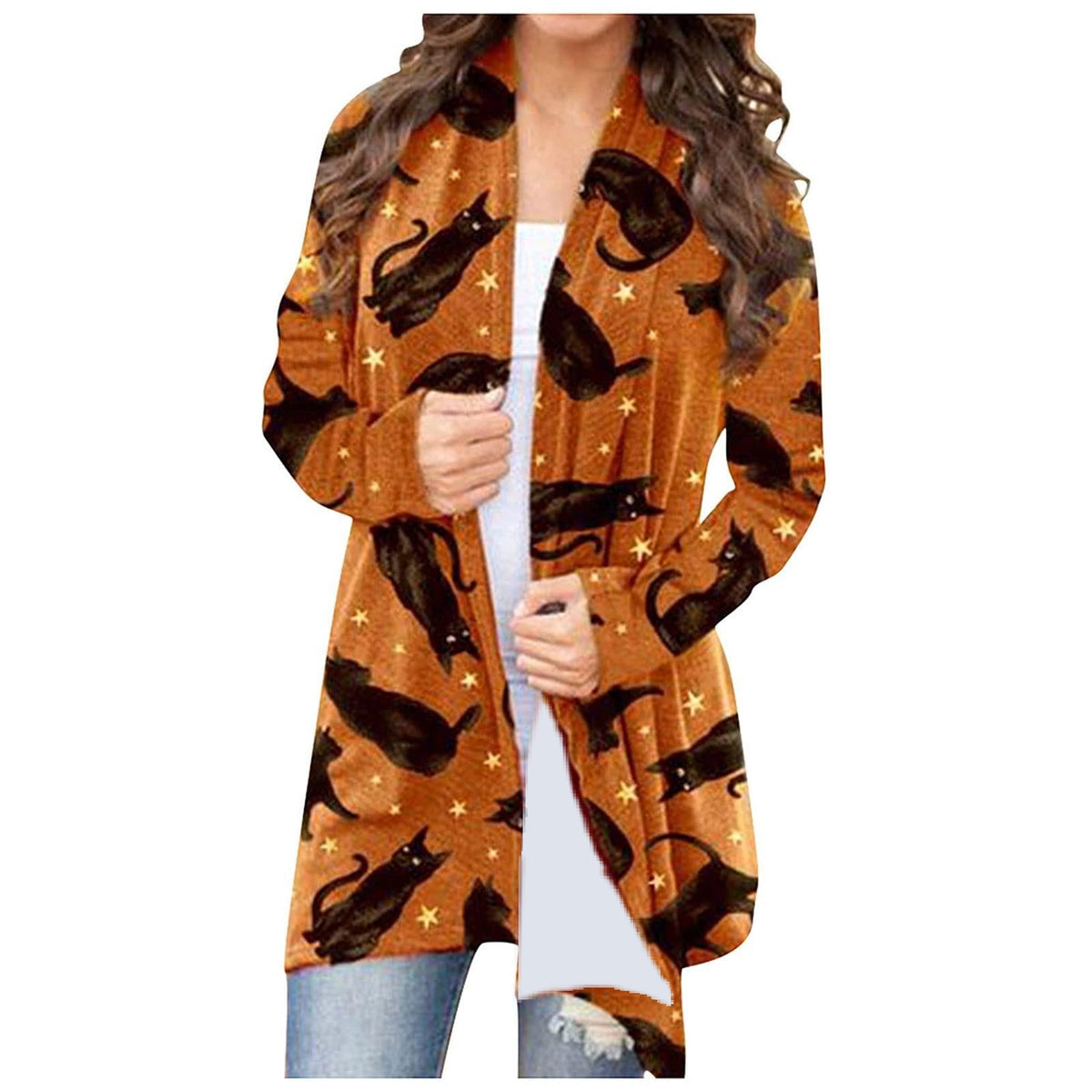 Halloween Print Cardigan