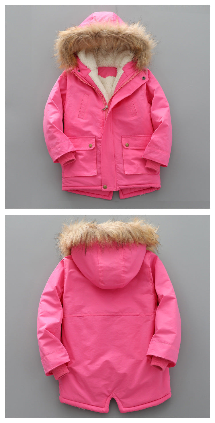 Kid's Fleece Hooded Jacket