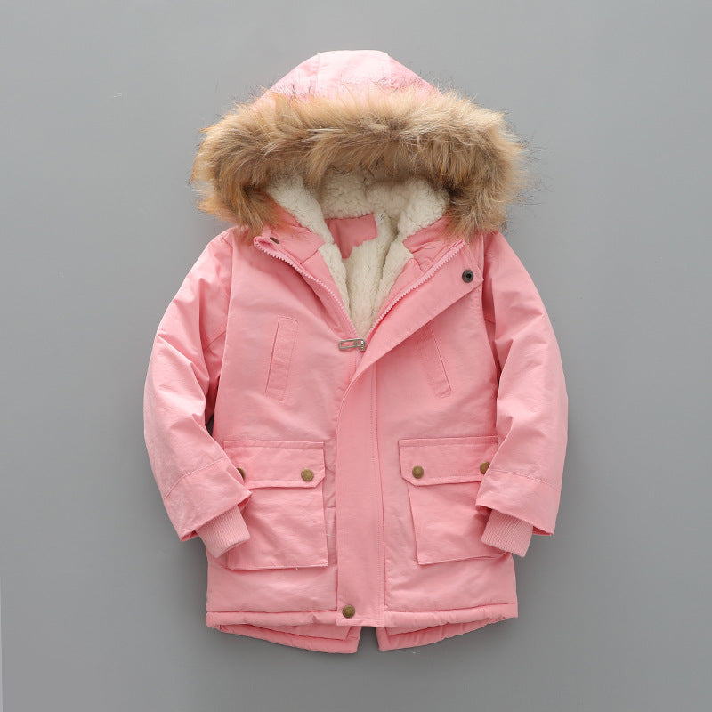 Kid's Fleece Hooded Jacket