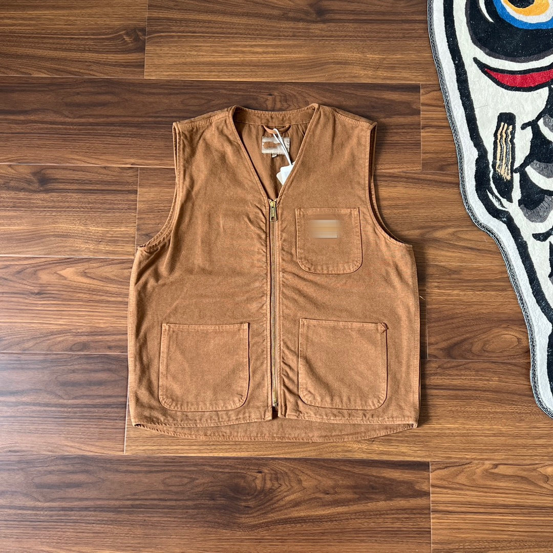 Washed Vintage Vest Jacket