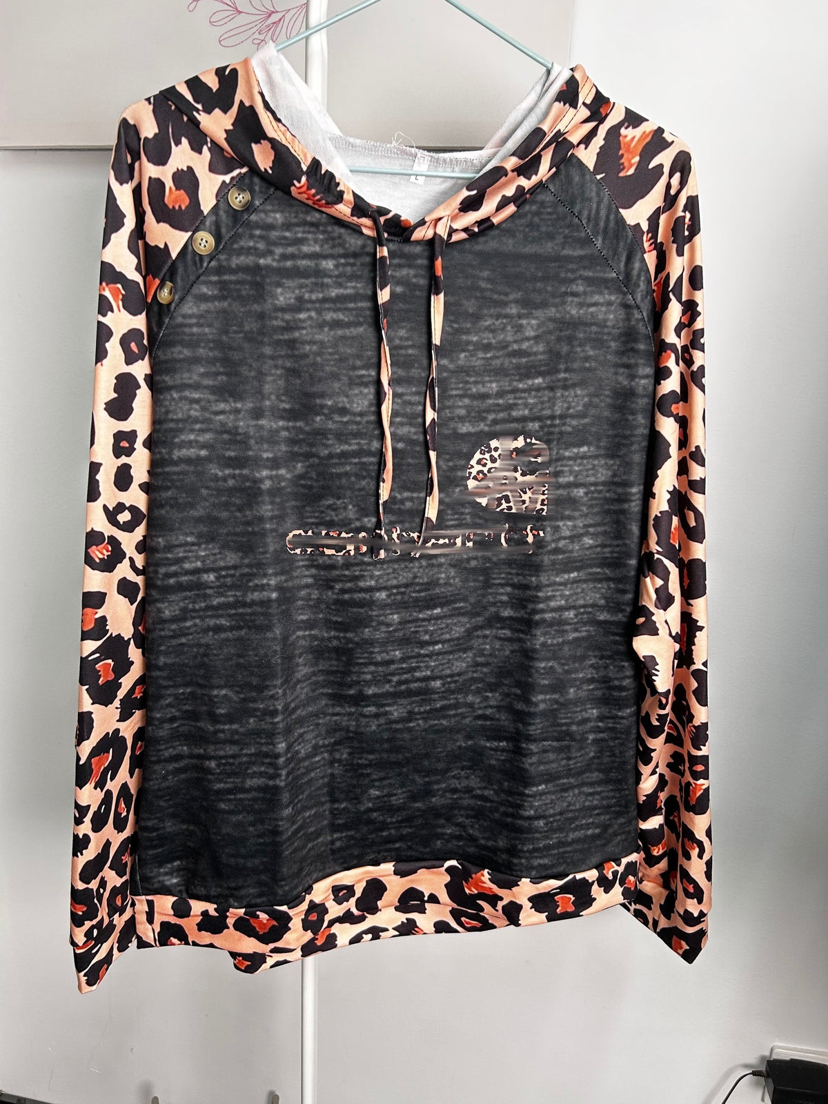 Leopard Print Hoodie