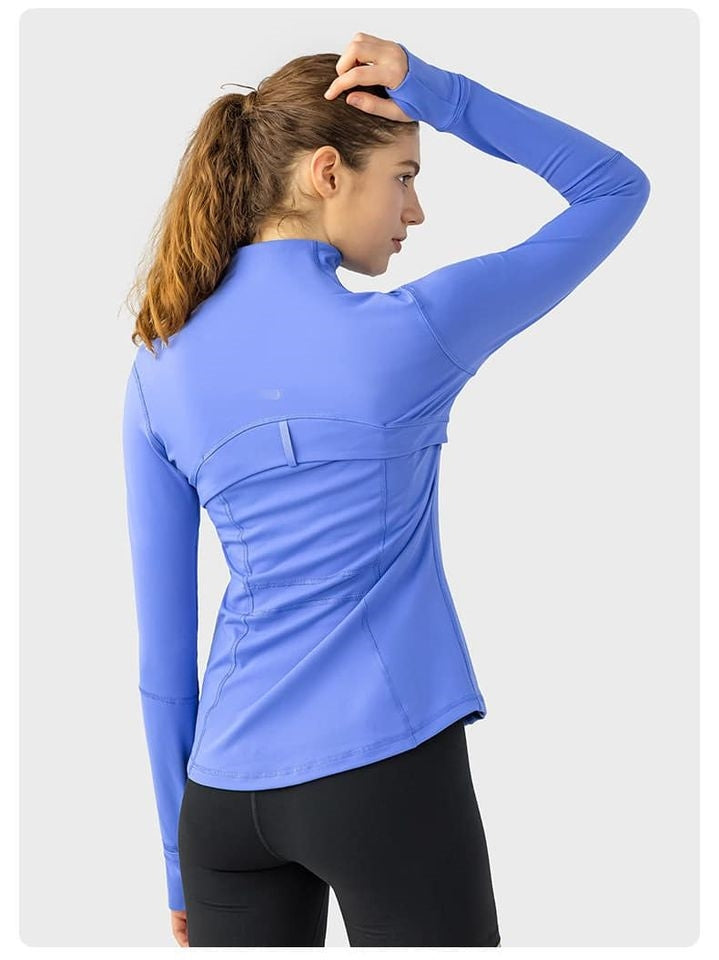 Long Sleeve Zipped Yoga Jacket