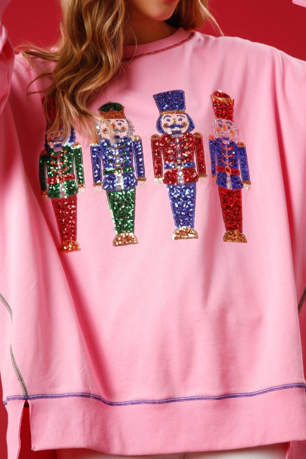 Sequin Nutcracker Sweatshirt