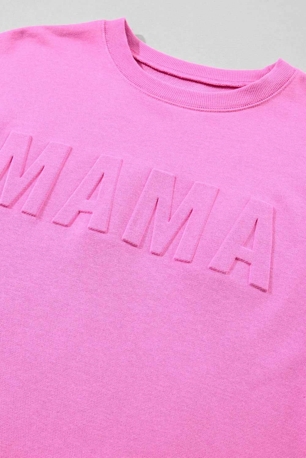 Mama Letter Drop Shoulder Sweatshirt