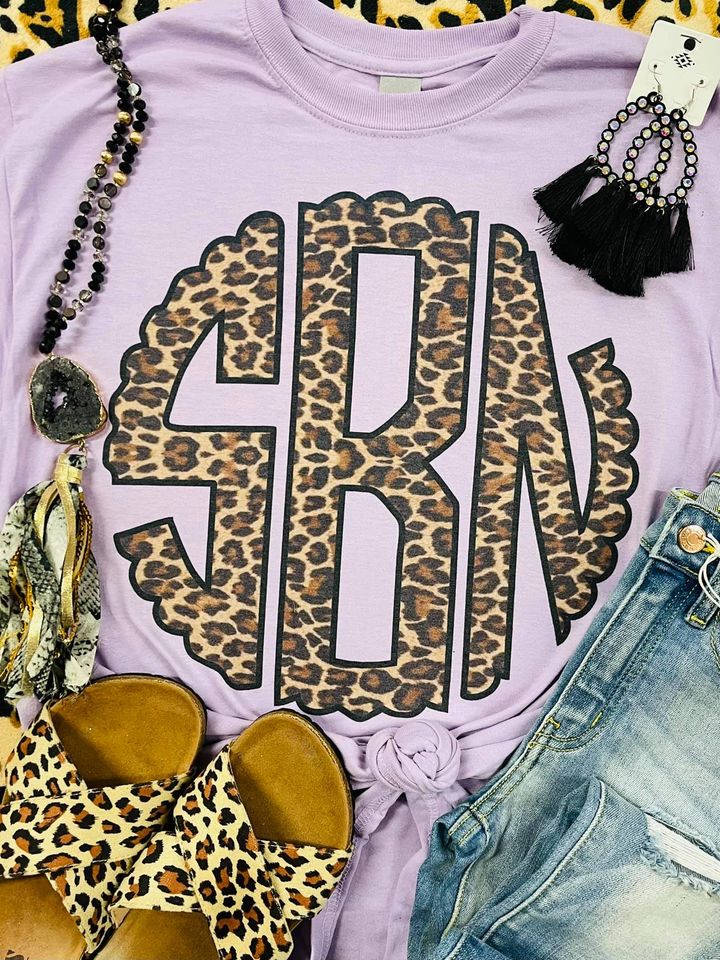 Youth Leopard Mono Tee