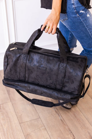 The Ashley Black Duffle Bag