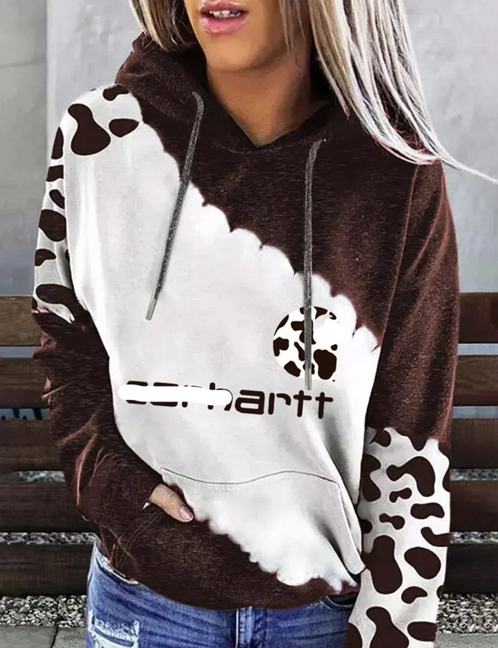 Multicolor Print Hoodie