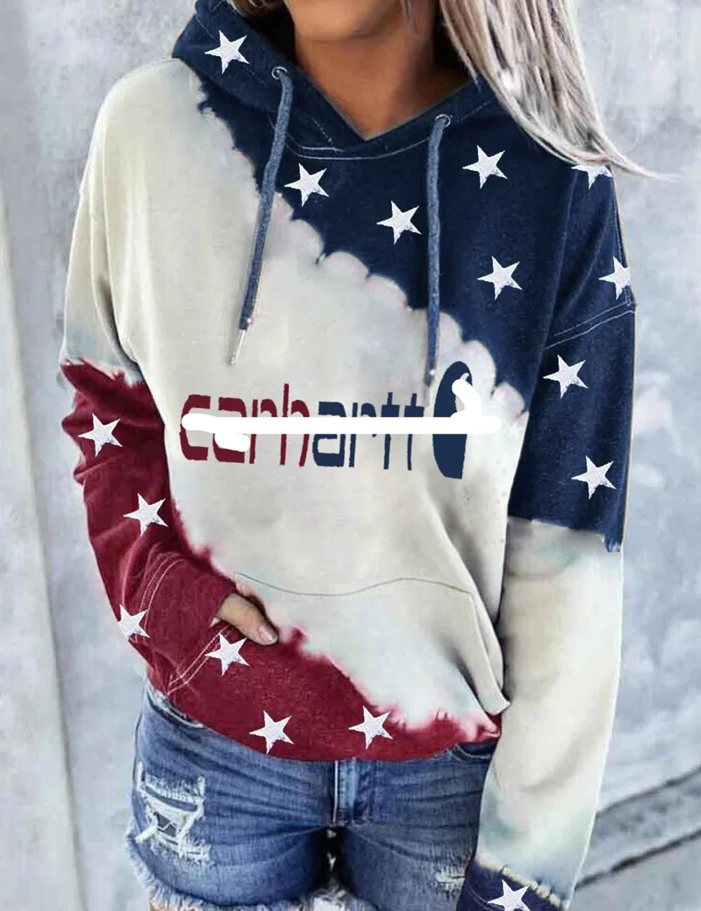 Multicolor Print Hoodie