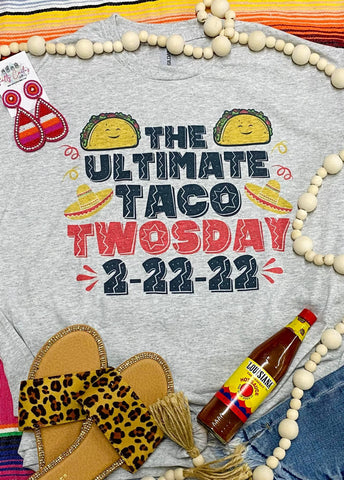 Kids The Ultimate Taco Tuesday Grey Tee