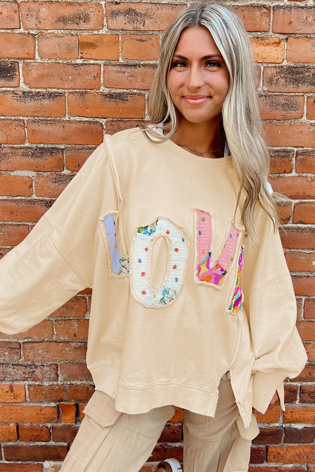 (Pre order 11.5)LOVE Patch Sweatshirt