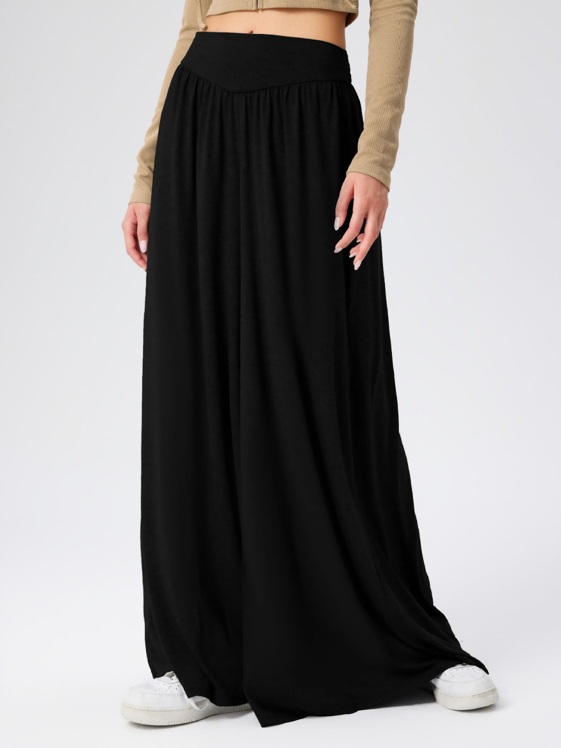 High Waist Wide Leg Pants