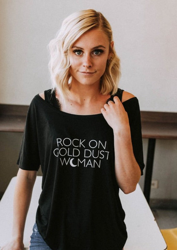 Rock On Gold Dust Woman, Stevie Tees, Stevie Nicks Tshirt, Stevie Shirts, Stevie Shirt, Stevie Nicks T, Stevie Nicks