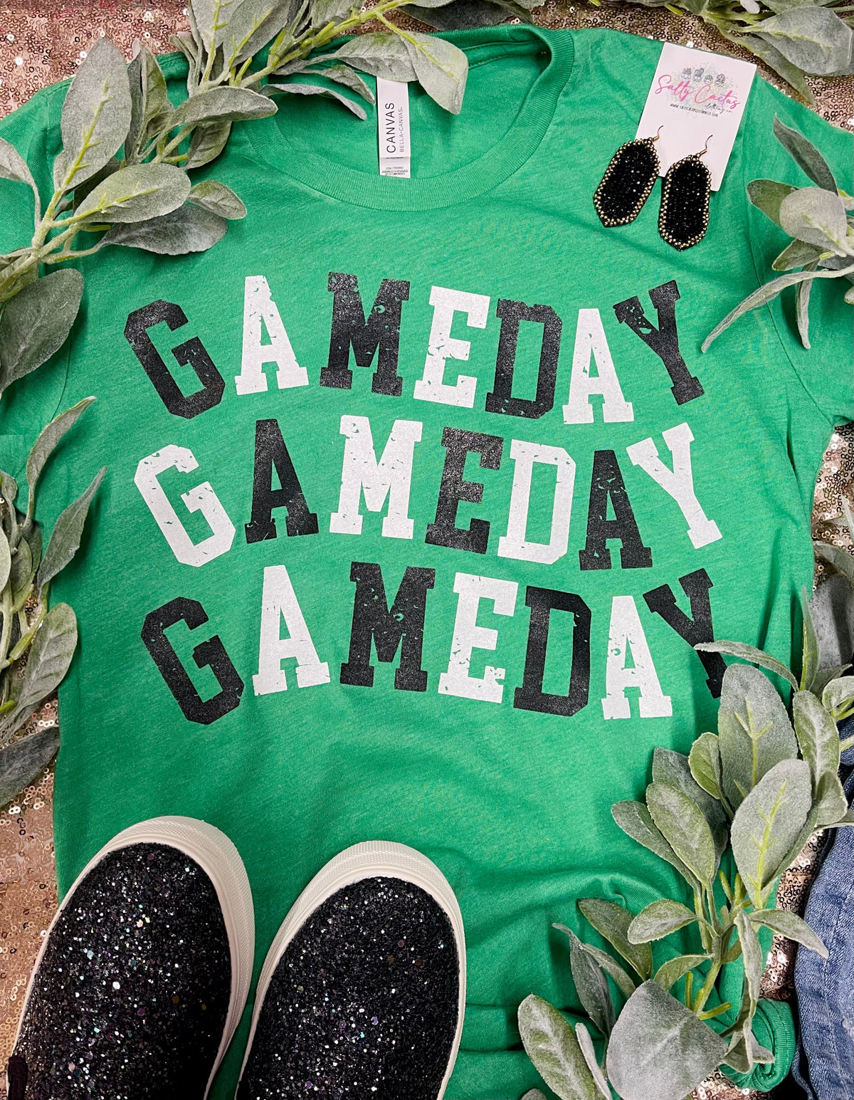 Game Day Screen Printed Colored Tees